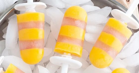 Striped Mango Popsicles - Easy Mango Desserts