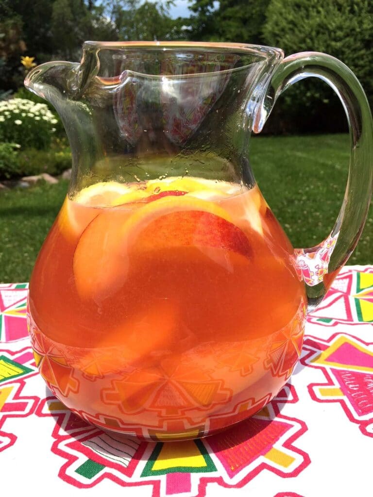 instant pot peach leomade | unique lemonade recipes