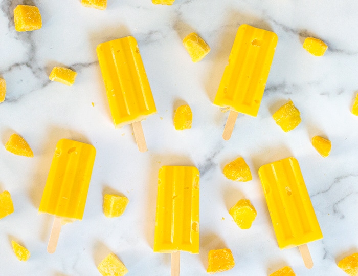 easy mango popsicle recipe Rainbow Delicious