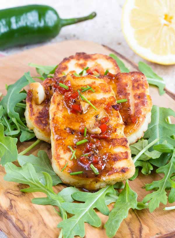 Fried Marianted Halloumi | Halloumi Recipes