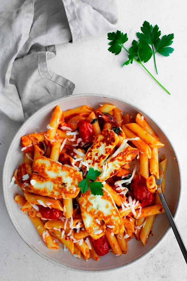 Halloumi Pasta | Halloumi Recipes