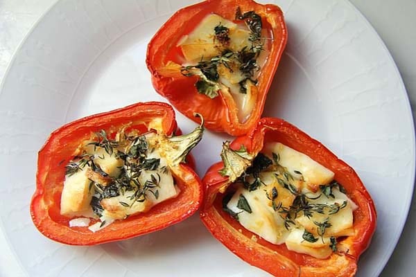 Halloumi Stuffed Peppers | Halloumi Recipes