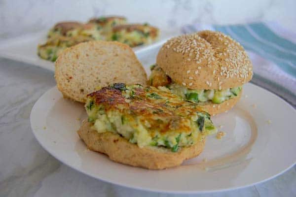 Halloumi Zucchini Burgers | Halloumi Recipes