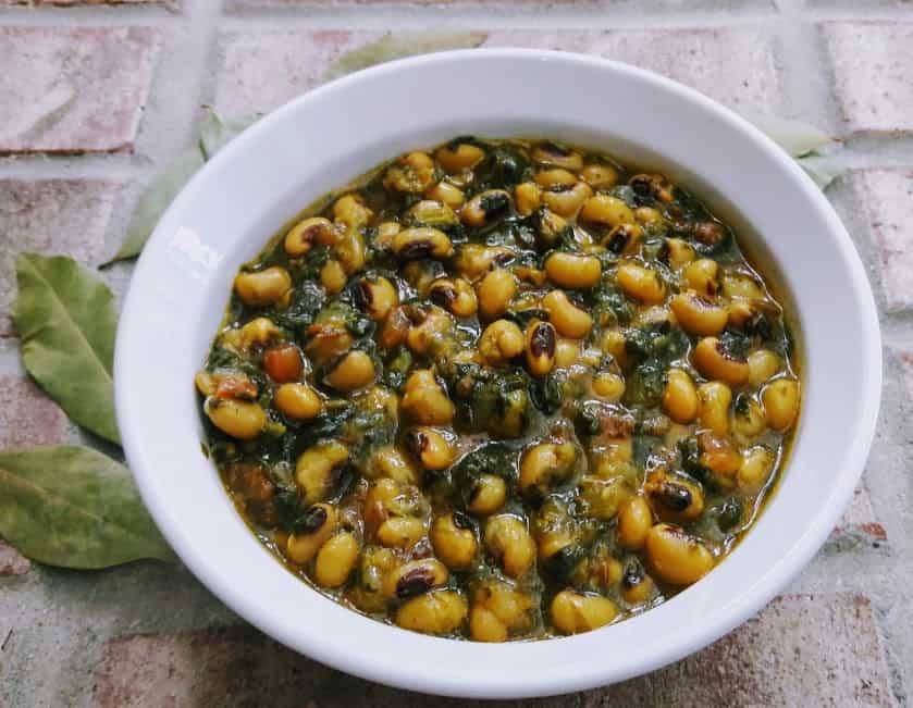 Black Eyed Peas Spinach Stew Profusion Curry